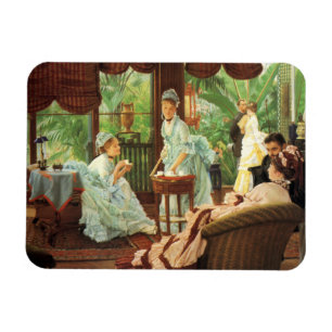 James Tissot Victorian Tea Party Magnet