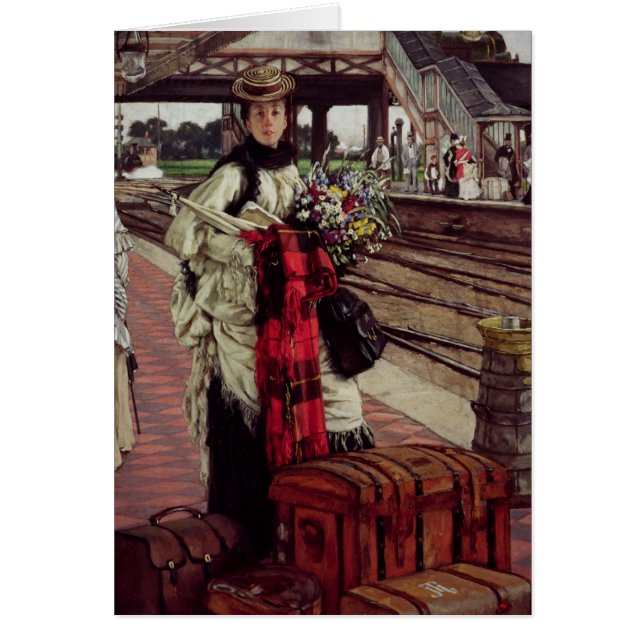 James Tissot | Waiting at the Station (Front)
