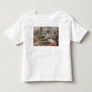James Tissot Waiting for the Ferry, c.1878 Toddler T-shirt