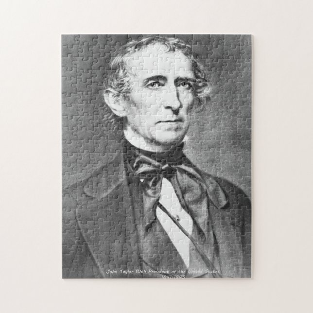 James Tyler 10th President of America. Jigsaw Puzzle (Vertical)