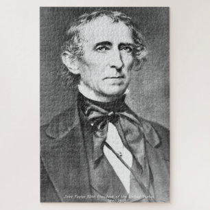 James Tyler 10th President of America. Jigsaw Puzzle