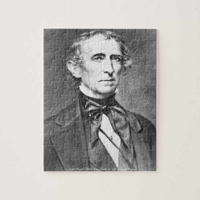 James Tyler 10th President of America. Jigsaw Puzzle (Vertical)