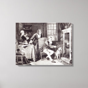 James Watt  Playing with Steam Canvas Print