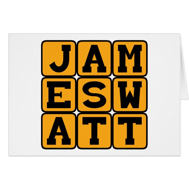 James Watt, Scottish Inventor (Front Horizontal)