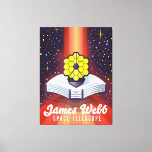 James Webb Space Telescope. Canvas Print