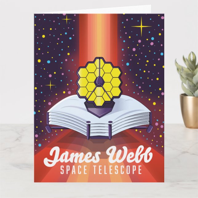 James Webb Space Telescope. Card (Small Plant)