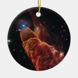 James Webb Space Telescope Cosmic Tornado Ceramic Ornament