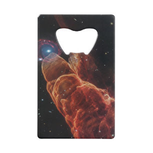 James Webb Space Telescope Cosmic Tornado Credit Card Bottle Opener
