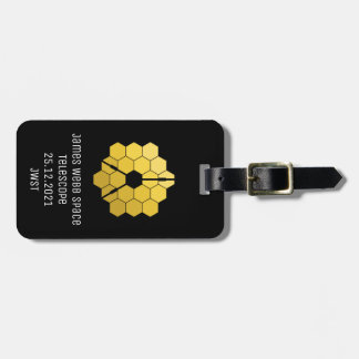 James Webb Space Telescope Golden Mirror (JWST) Luggage Tag