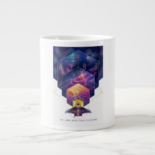 James Webb Space Telescope Illustration Art Large Coffee Mug