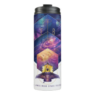 James Webb Space Telescope Illustration Art Thermal Tumbler