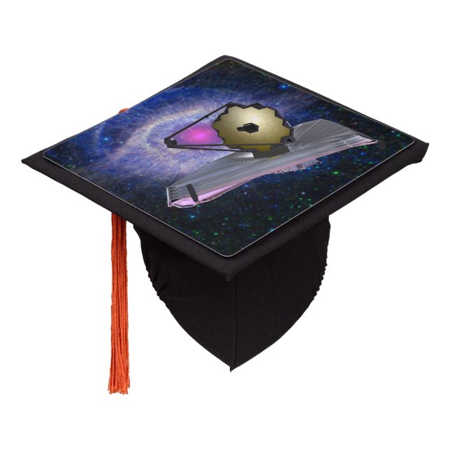 James Webb Space Telescope JWST Graduation Cap Topper (Angled)