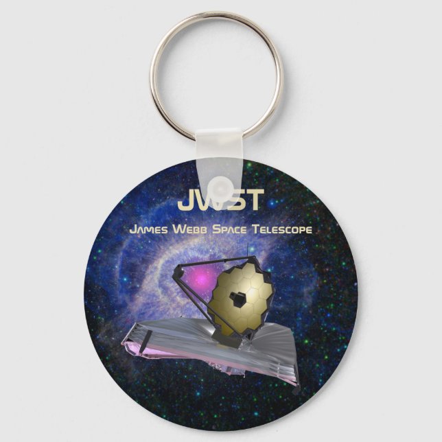 James Webb Space Telescope JWST Keychain (Front)