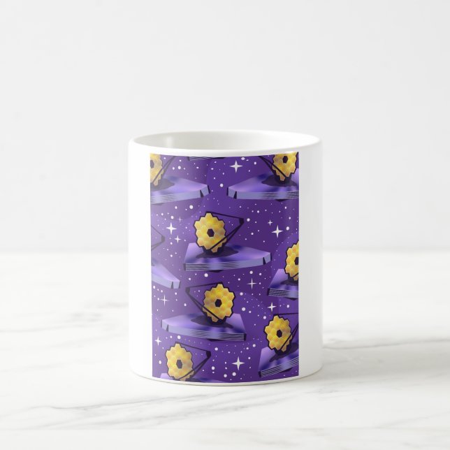 James Webb Space Telescope pattern Coffee Mug (Center)