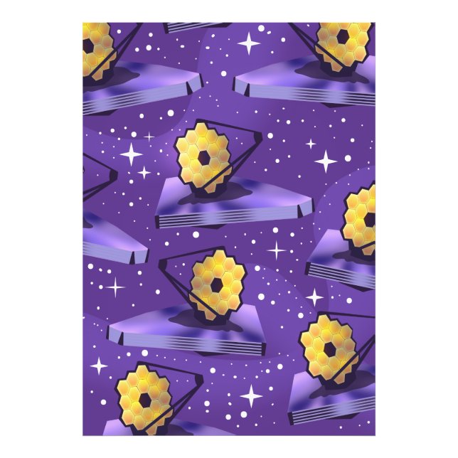 James Webb Space Telescope pattern Photo Print (Front)