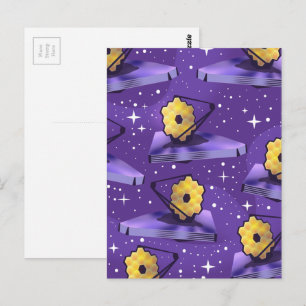 James Webb Space Telescope pattern Postcard