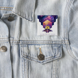 James Webb Space Telescope Poster. 2 Inch Square Button