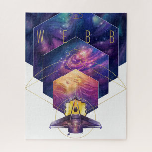 James Webb Space Telescope Poster. Jigsaw Puzzle