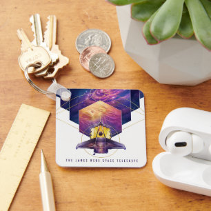 James Webb Space Telescope Poster. Keychain