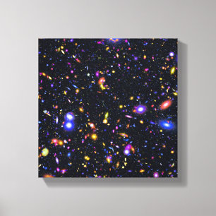 James Webb Space Telescope Simulation - Pop Art Canvas Print