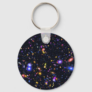 James Webb Space Telescope Simulation - Pop Art Keychain