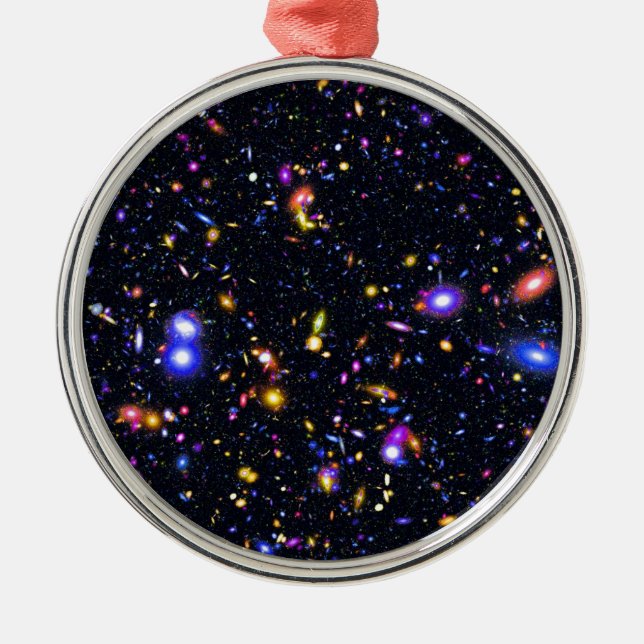 James Webb Space Telescope Simulation - Pop Art Metal Ornament (Front)