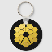 James Webb Space Telescope Yellow Mirror Artwork