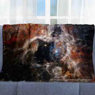 James Webb Tarantula Nebula Hi-Res Image 2022 Fleece Blanket