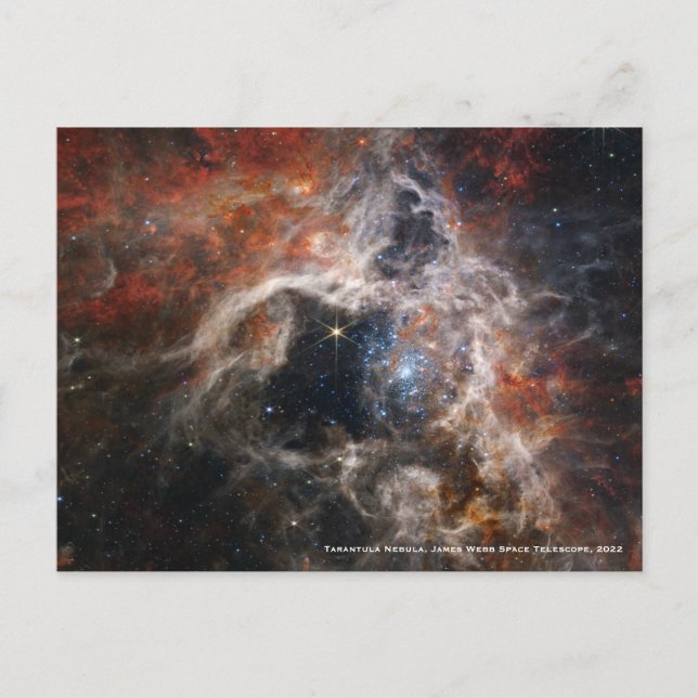 James Webb Tarantula Nebula Hi-Res Image 2022 Postcard (Front)