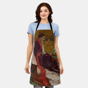 James Whistler - Caprice in Purple and Gold Apron