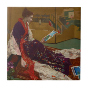 James Whistler - Caprice in Purple and Gold Tile