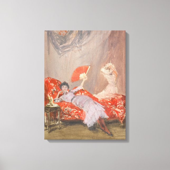 James Whistler - Milly Finch Canvas Print (Front)
