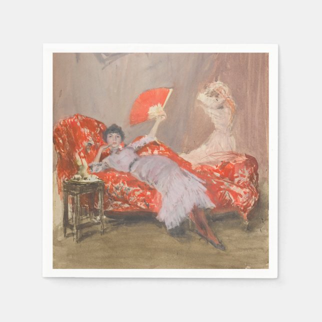 James Whistler - Milly Finch Napkin (Front)