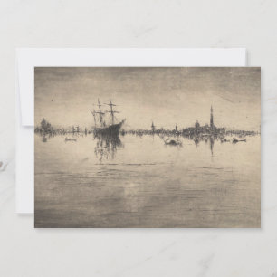 James Whistler - Nocturne, from Venice Thank You Card