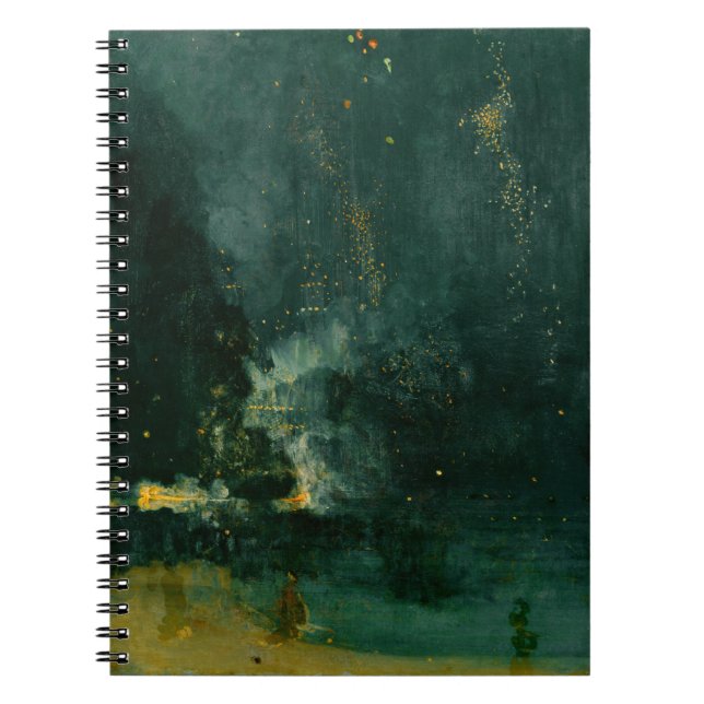 James Whistler - Nocturne in Black and Gold Notebook (Front)