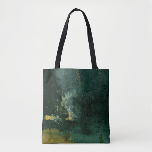 James Whistler - Nocturne in Black and Gold Tote Bag (Front)