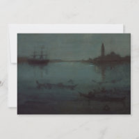 James Whistler - Nocturne: The Lagoon, Venice