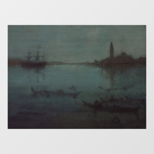 James Whistler - Nocturne: The Lagoon, Venice Window Cling