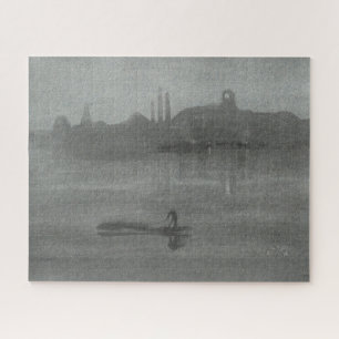 James Whistler - Nocturne: The Thames at Battersea Jigsaw Puzzle