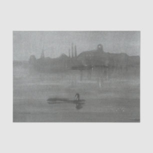 James Whistler - Nocturne: The Thames at Battersea Tissue Paper