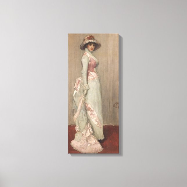 James Whistler - Portrait of Lady Meux Canvas Print (Front)