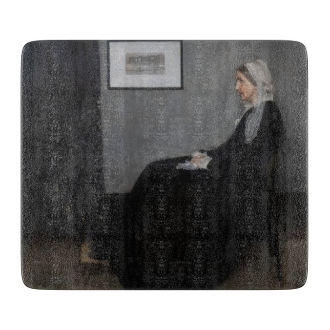 James Whistler - Portrait of the Artist's Mother Cutting Board (Front)