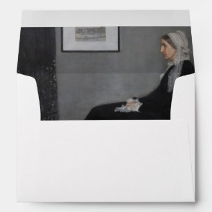 James Whistler - Portrait of the Artist's Mother Envelope