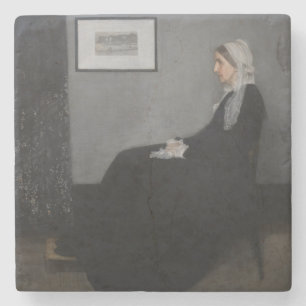 James Whistler - Portrait of the Artist's Mother Stone Coaster