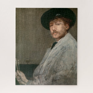 James Whistler - Portrait of the Painter Jigsaw Puzzle
