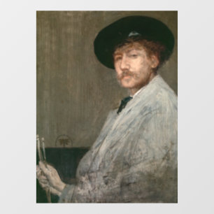 James Whistler - Portrait of the Painter Window Cling