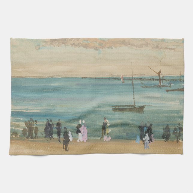 James Whistler - Southend Pier Kitchen Towel (Horizontal)