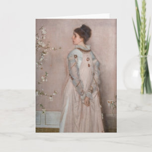 James Whistler - Symphony in Flesh Colour and Pink Card
