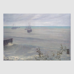 James Whistler - Symphony in Grey and Green Tissue Paper