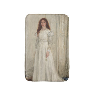 James Whistler - Symphony in White No. 1 Bath Mat